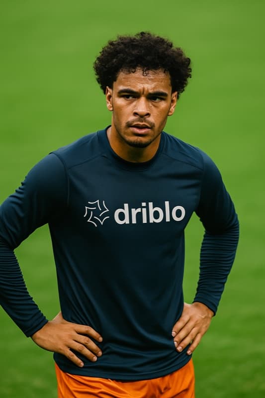 Driblo AI-powered football coaching platform showing tactical board, training session planner, and player development tools